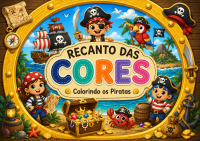 Livro Para Colorir Recanto Das Cores: Colorindo os Piratas