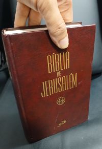 Bíblia de Jerusalém, Editora Paulus, 5ª impressão, 2008 - Capa Dura